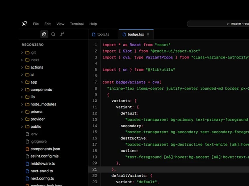Origin IDE editor